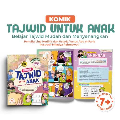 Buku Komik Tajwid Untuk Anak - Gema Insani 100% Original